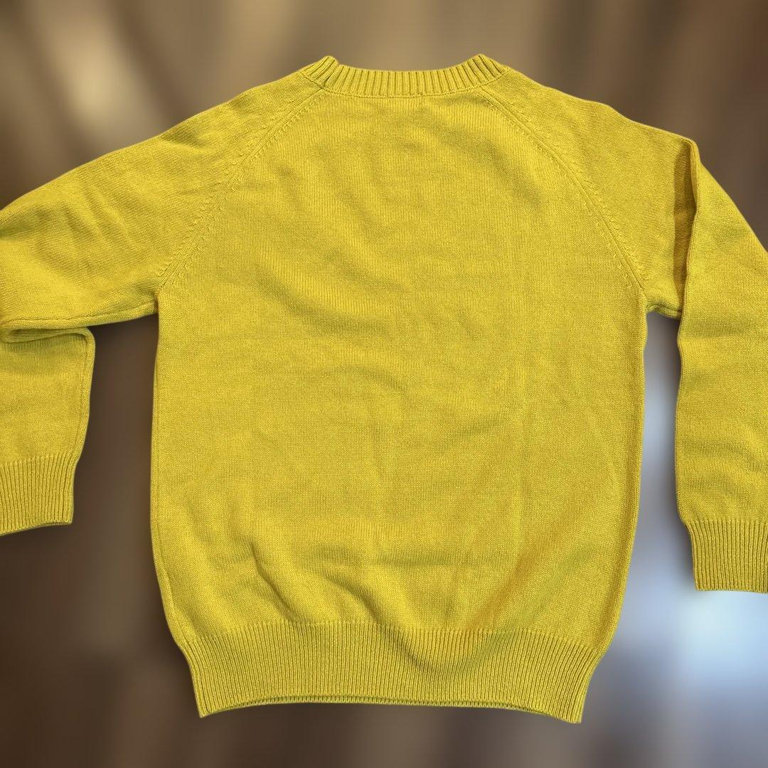 MARGARET HOWELL イエローニットセーター M マーガレットハウエル