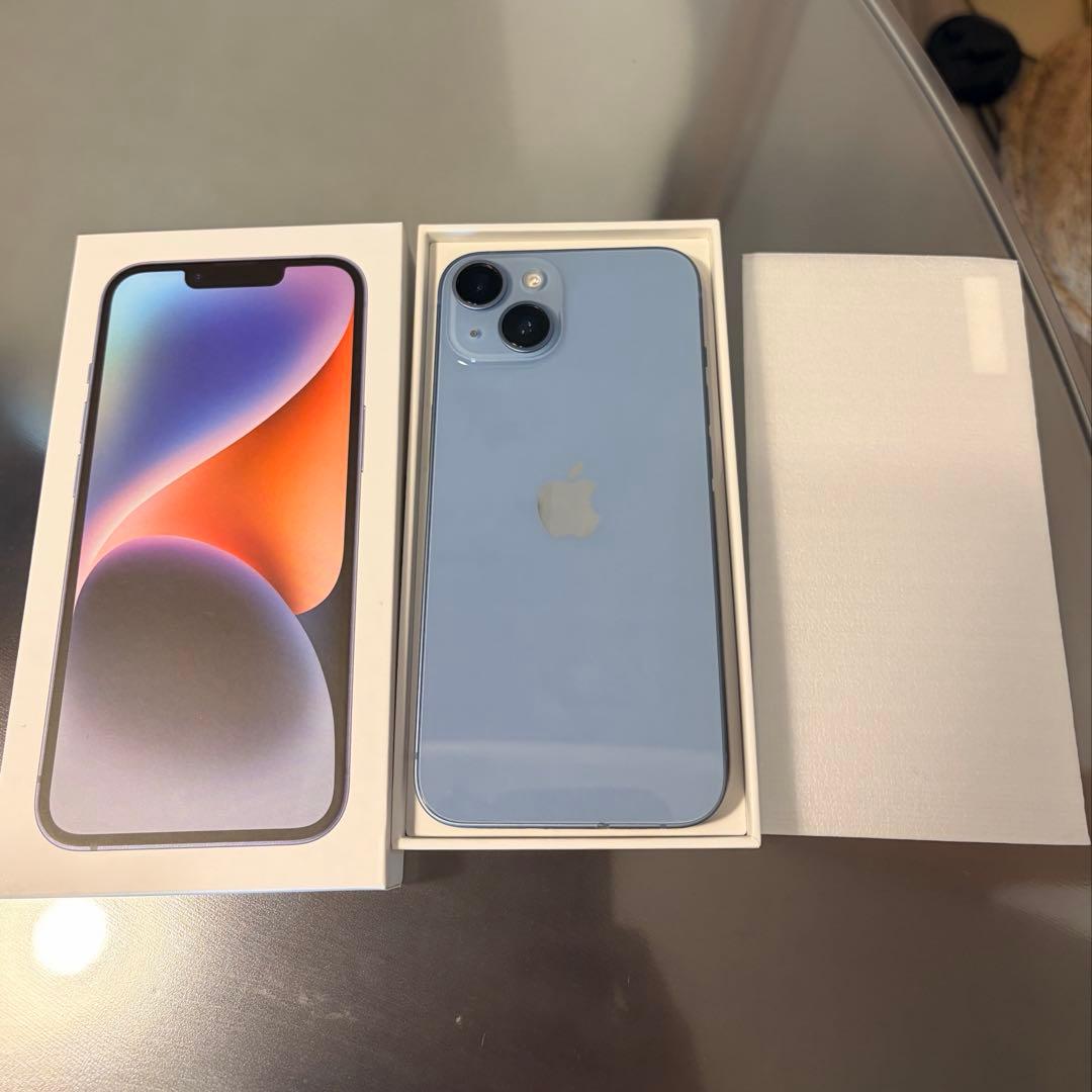 【美品】Apple iPhone 14 128GB ブルー本体