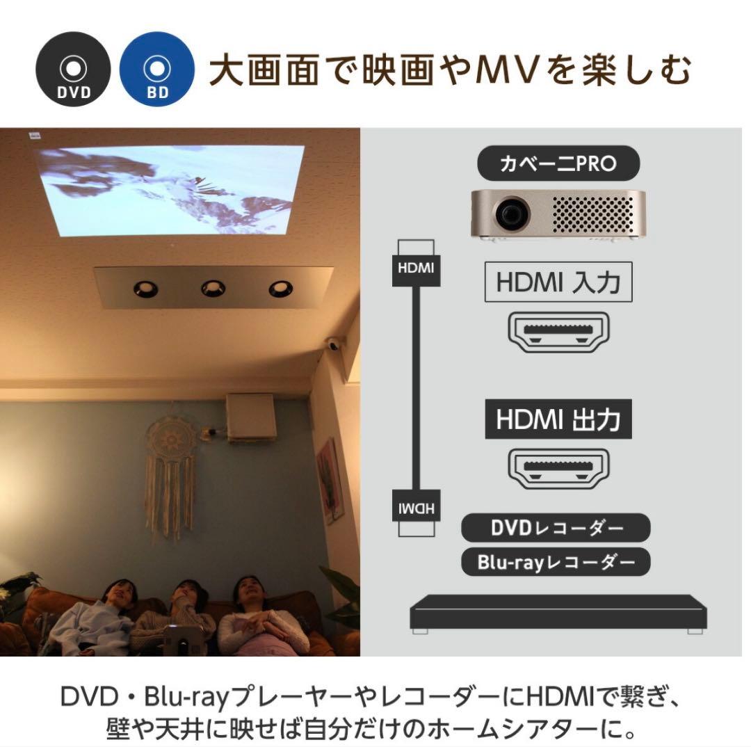 KABENI PRO コンパクトプロジェクター