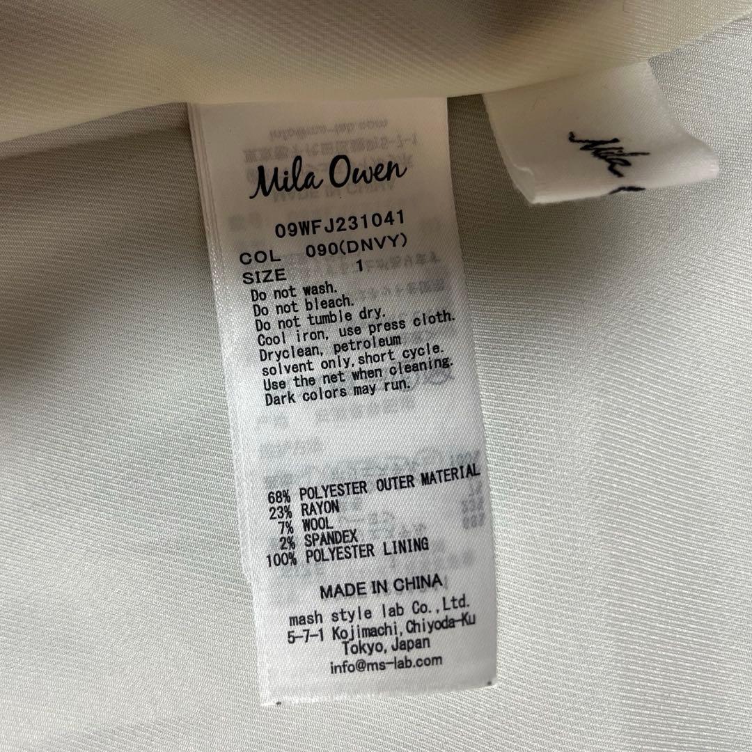 Mila Owen ミラオーウェン 金釦ダブルブレザーコンパクトジャケット