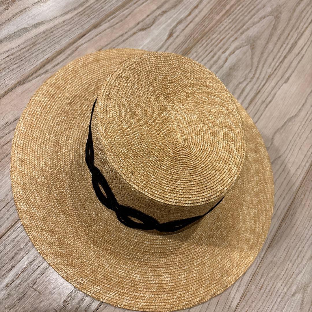 未使用UN3D. アンスリードストローハット 麦わら帽子