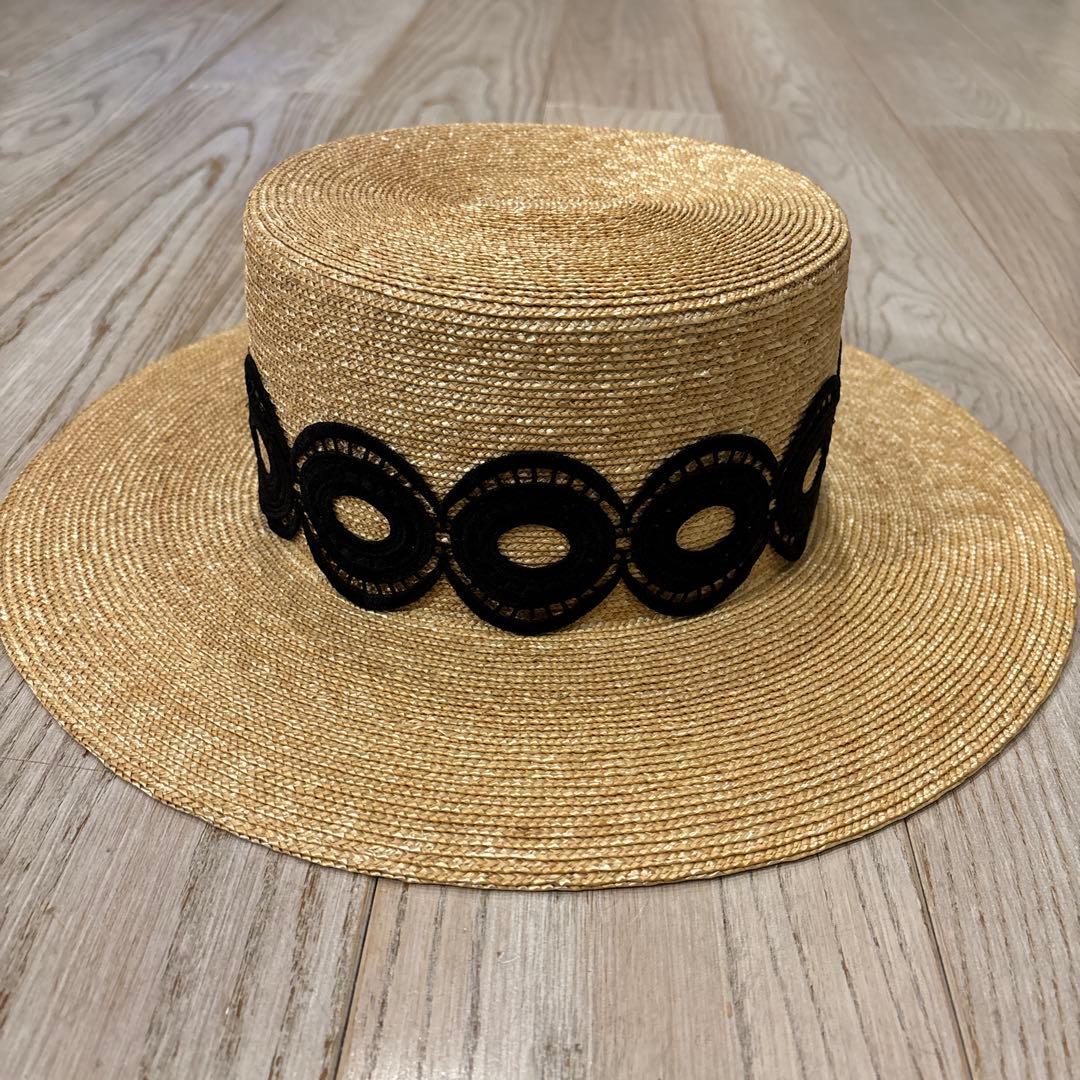 未使用UN3D. アンスリードストローハット 麦わら帽子