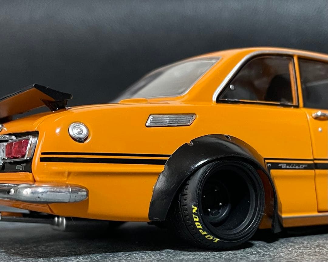 1/24 アシェット 国産名車 ISUZU ベレット GTR改 旧車 カスタム