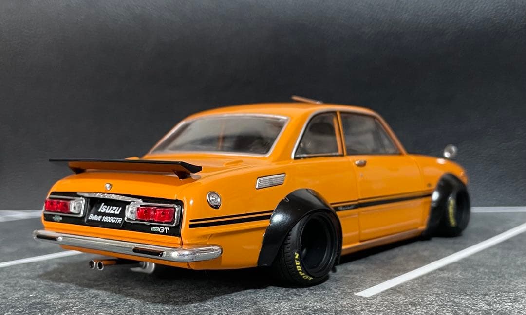 1/24 アシェット 国産名車 ISUZU ベレット GTR改 旧車 カスタム