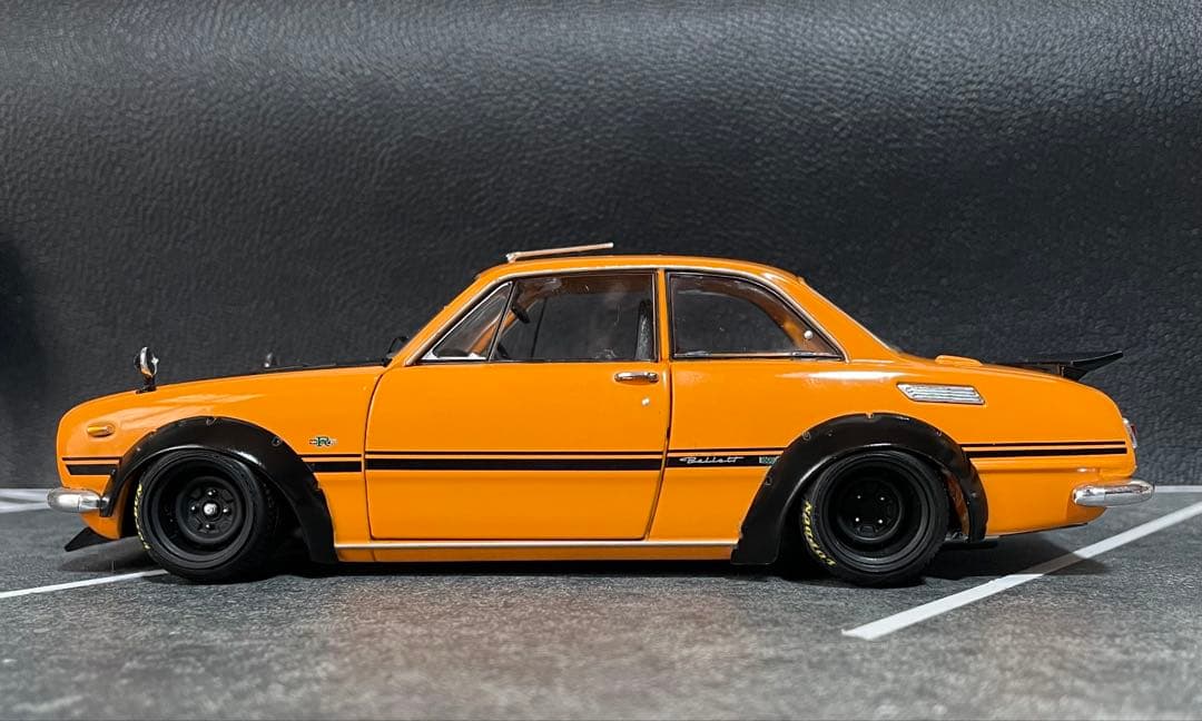 1/24 アシェット 国産名車 ISUZU ベレット GTR改 旧車 カスタム