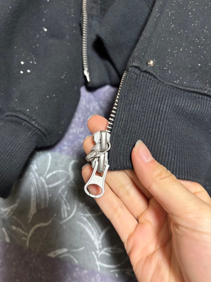 9090girl ラメパーカー　mサイズ