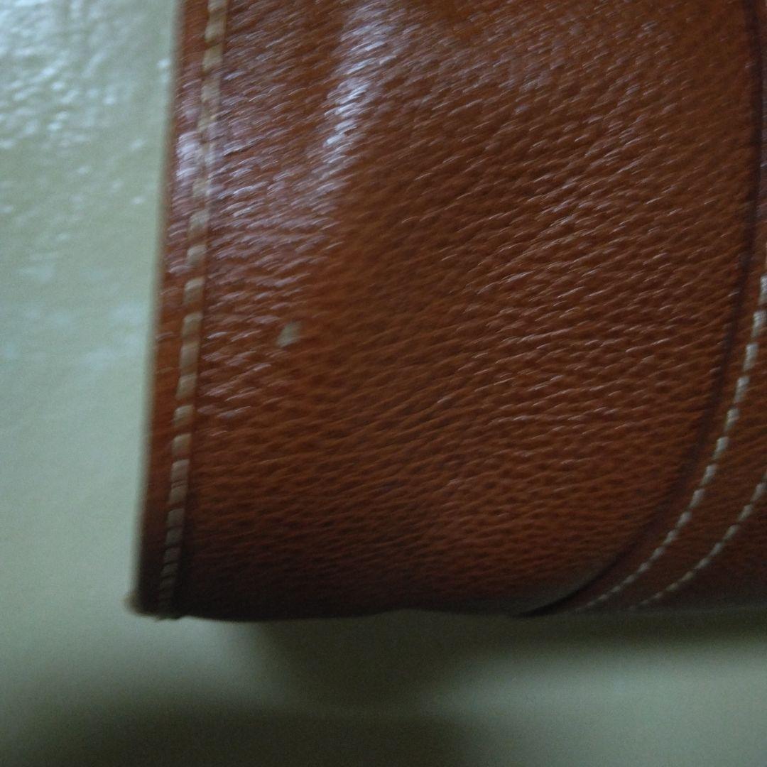L*A様 美品！YSL ブラウンレザー ハンドバッグ！自宅保管品！