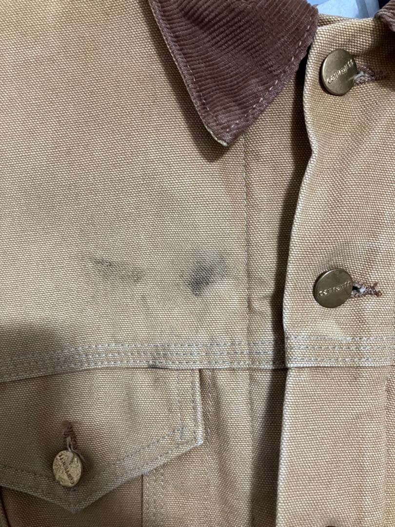 【h.yuji2125】Carhartt ベージュ カバーオール