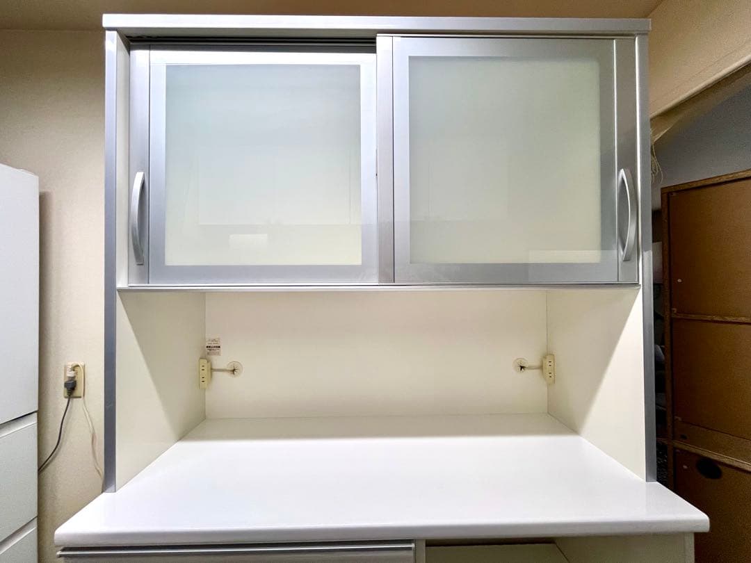 【美品・ソフトクローズ付き】キッチンラック 幅128.5cm 高さ205cm