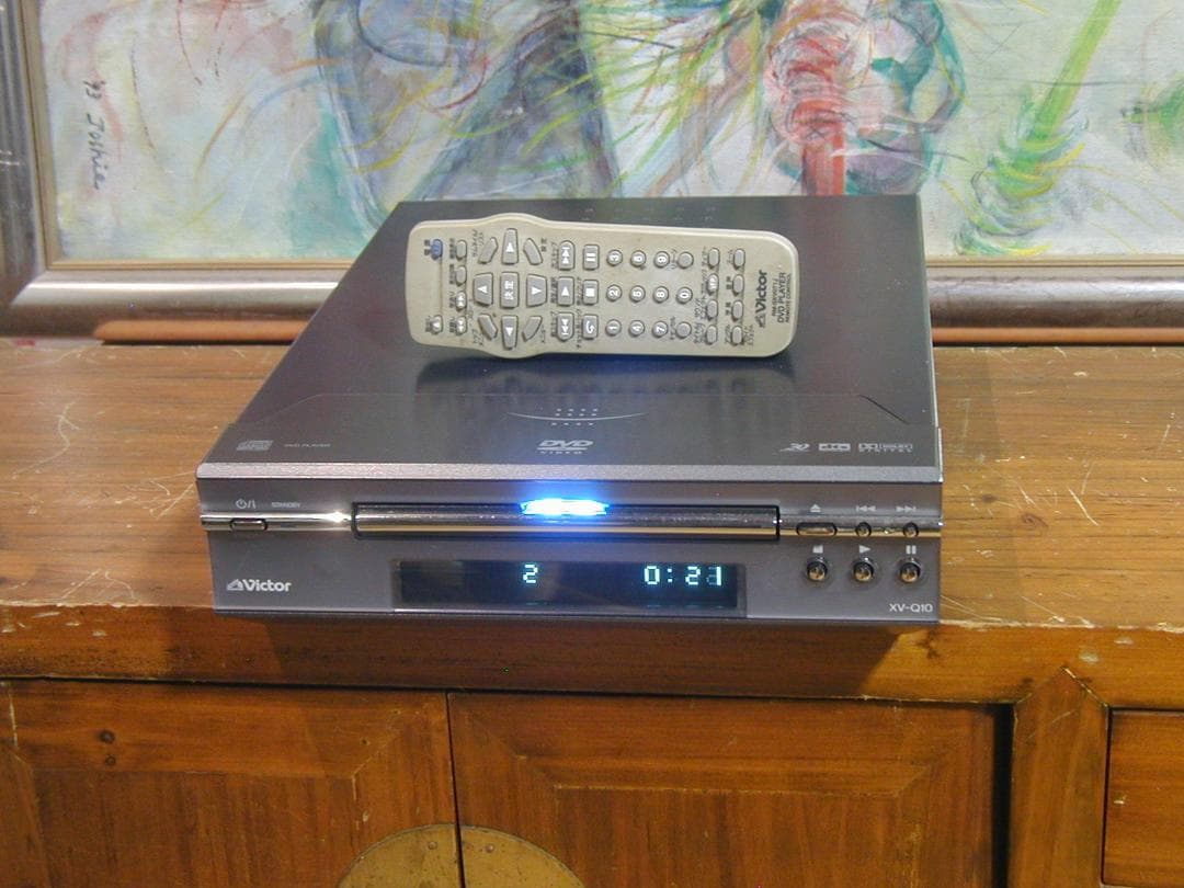 ★ビクター　Victor　XV-Q10 DVD/CDオーディオプレーヤーです。