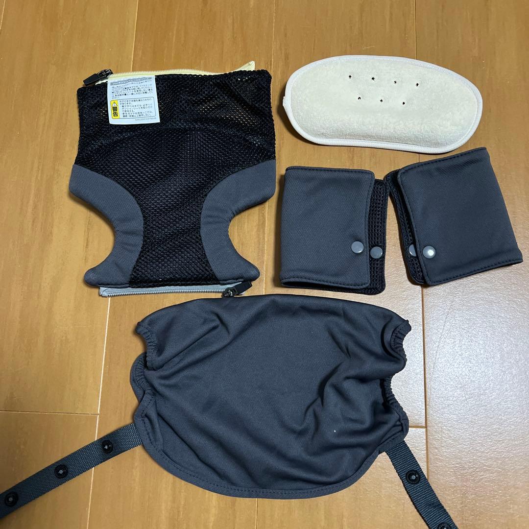 【美品】 Aprica Laclis ラクリス 抱っこ紐 ダークグレー