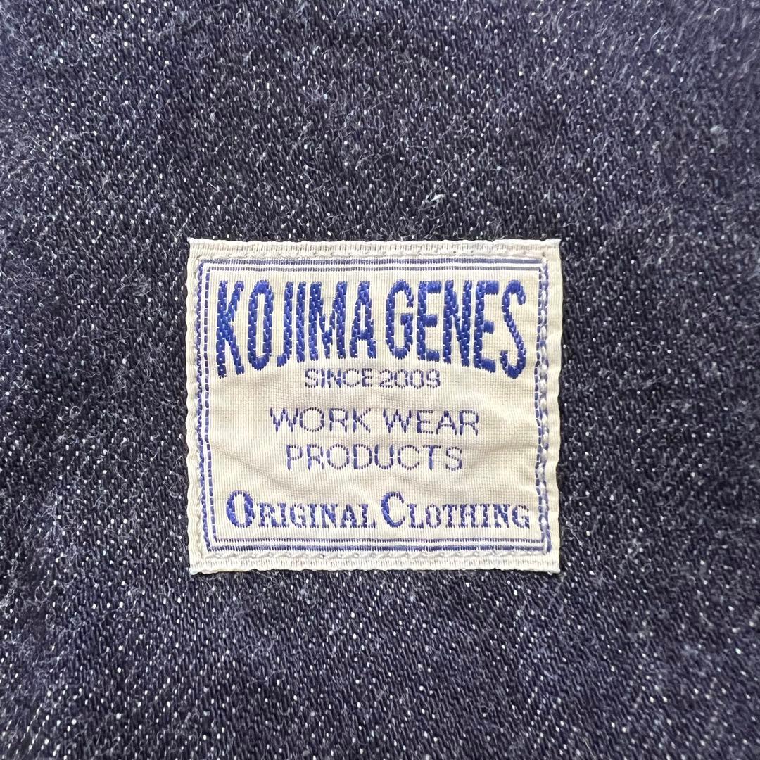 未使用タグ付 児島ジーンズ サロペット つなぎ M インディゴ 赤耳 日本製