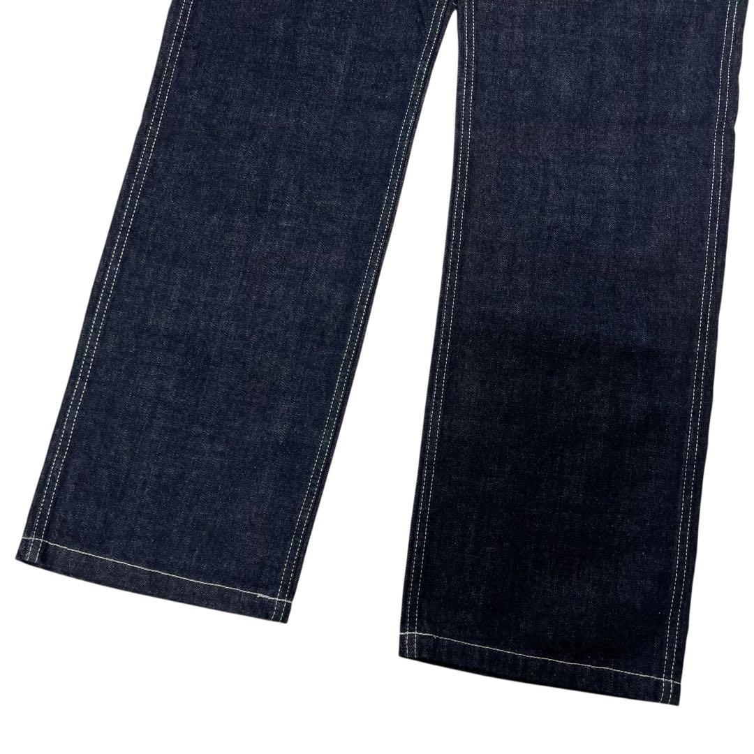 未使用タグ付 児島ジーンズ サロペット つなぎ M インディゴ 赤耳 日本製