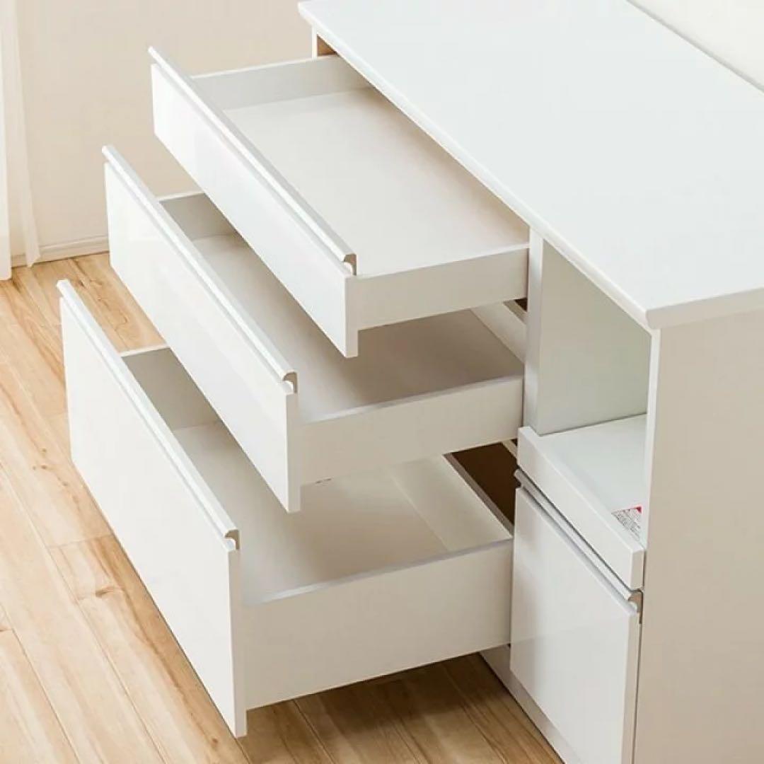 【送料込み】ニトリ キッチンボード レジューム W120 ホワイト