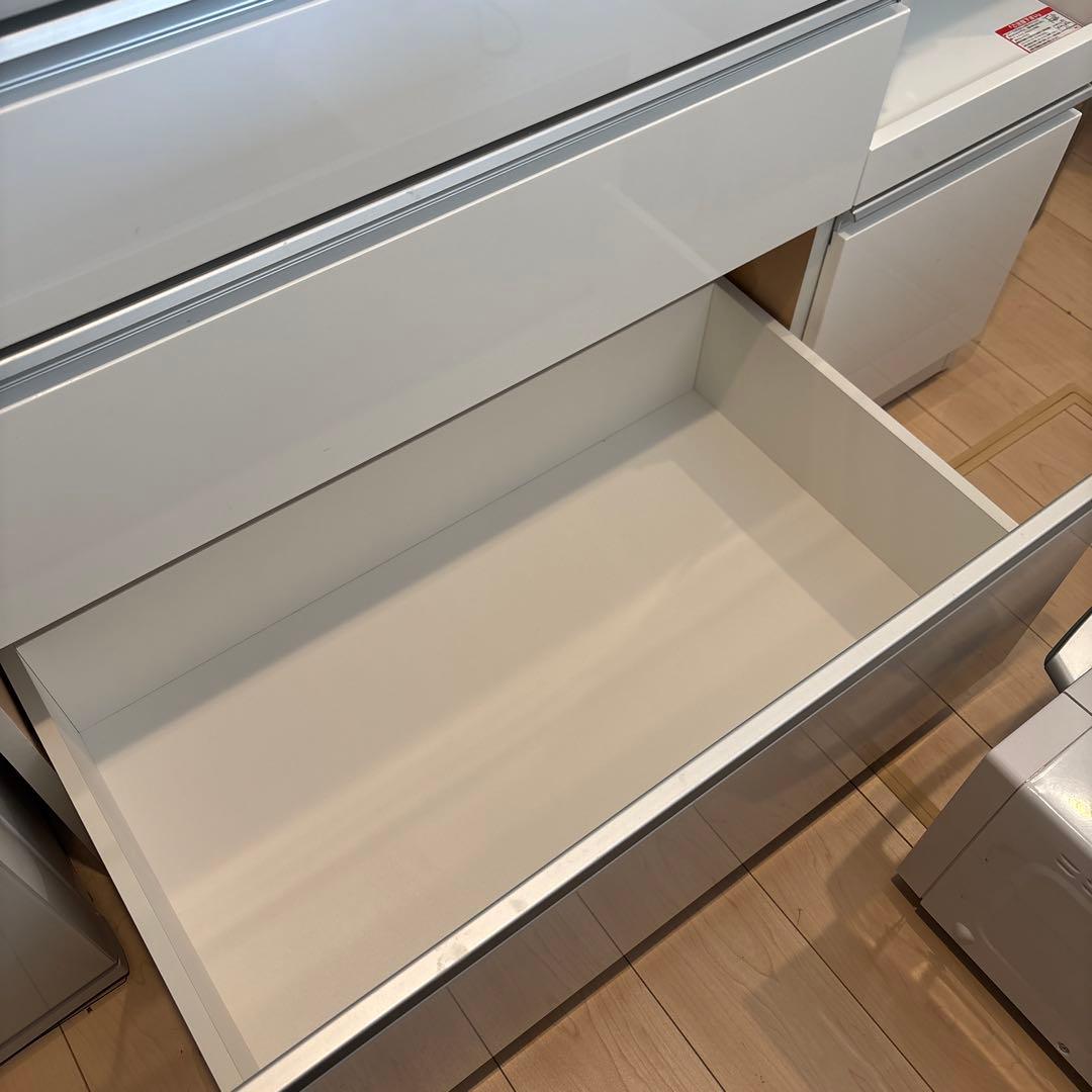 【送料込み】ニトリ キッチンボード レジューム W120 ホワイト