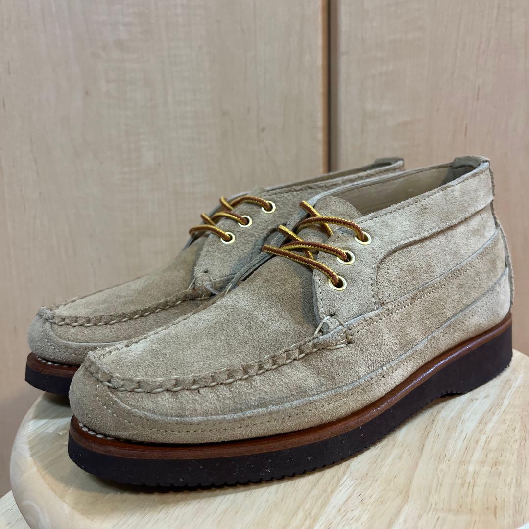 美品　ランコート／RANCOURT＆Co. モカシン　ベージュ　スエード