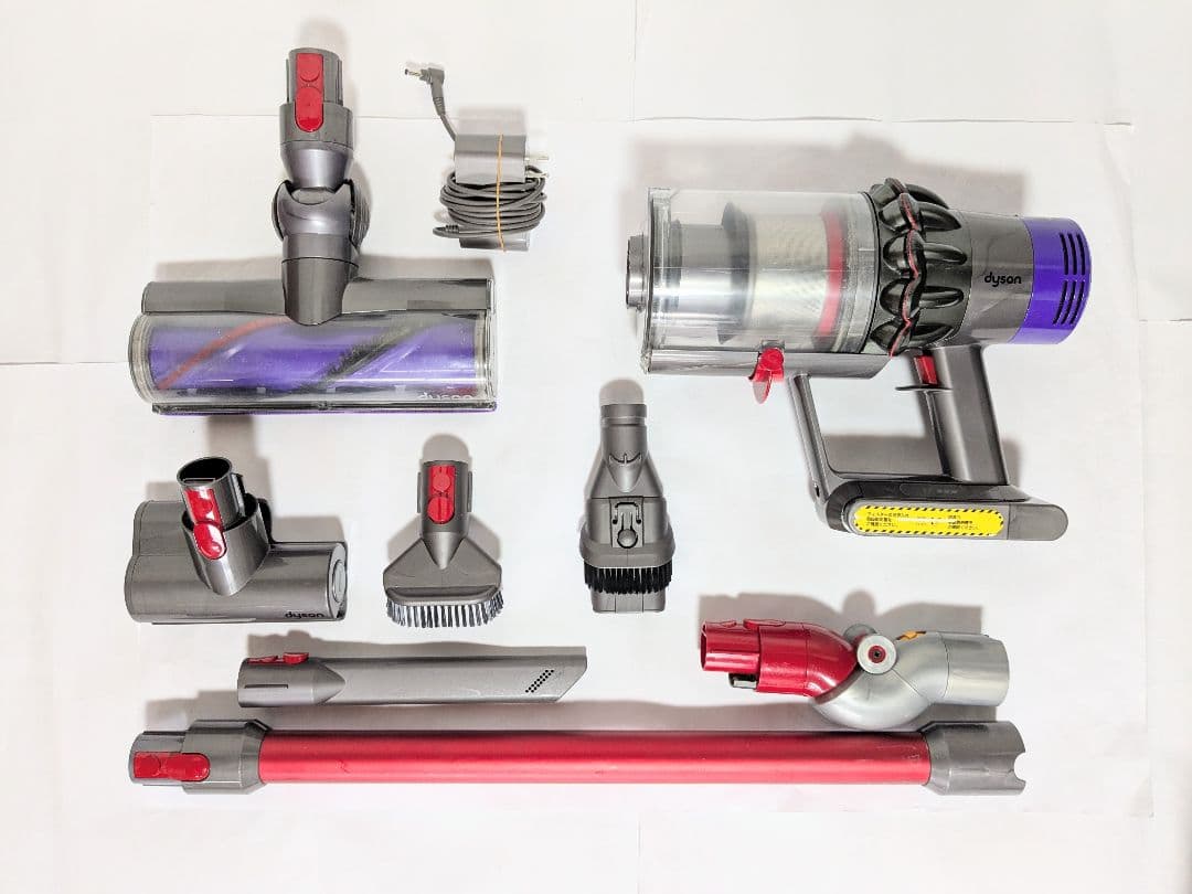 【35分稼働】ダイソン掃除機V10 フルセット　動作品　③