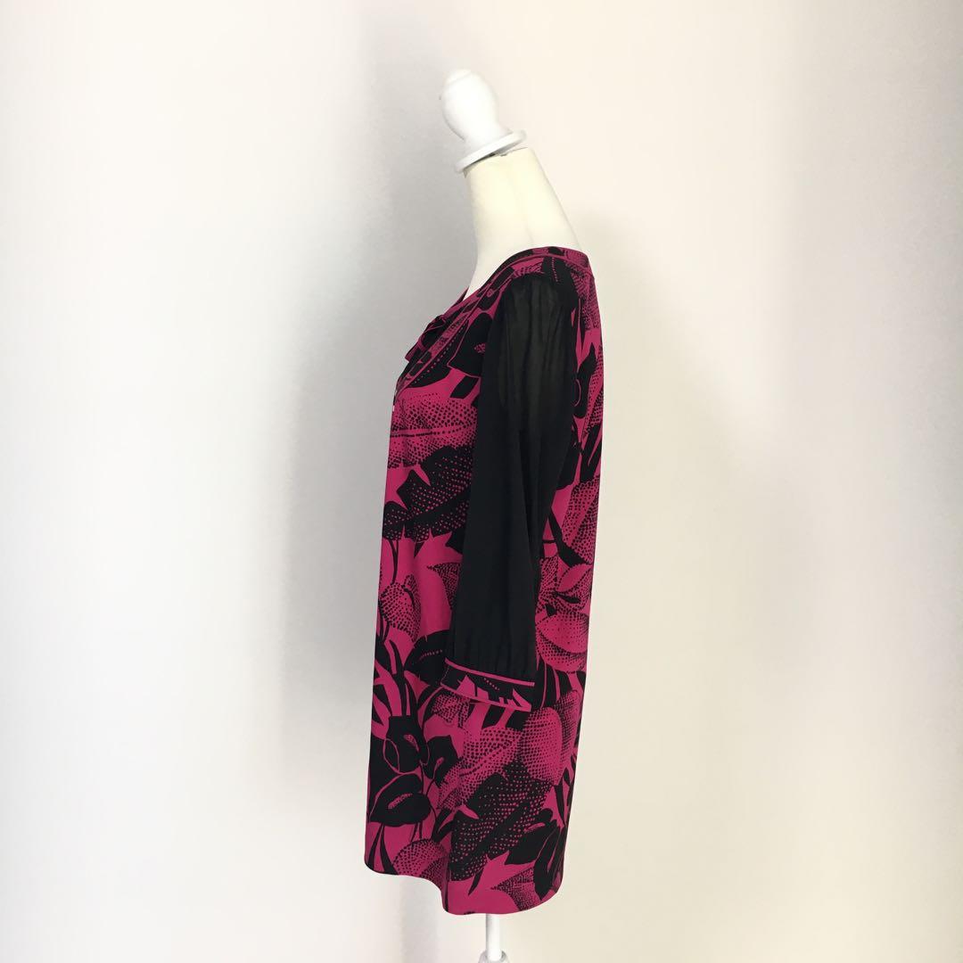 美品　LEONARD レオナール　カンカン　ストレッチ　チュニック　42