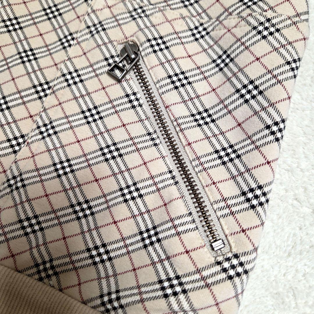 BURBERRY　BLUE LABEL ノバチェック　ジップアップパーカー　M