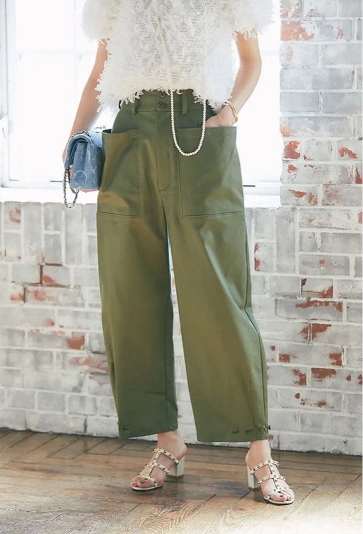 SEVEN TEN セブンテン 2WAYパラシュートパンツ (カーキ) 新品