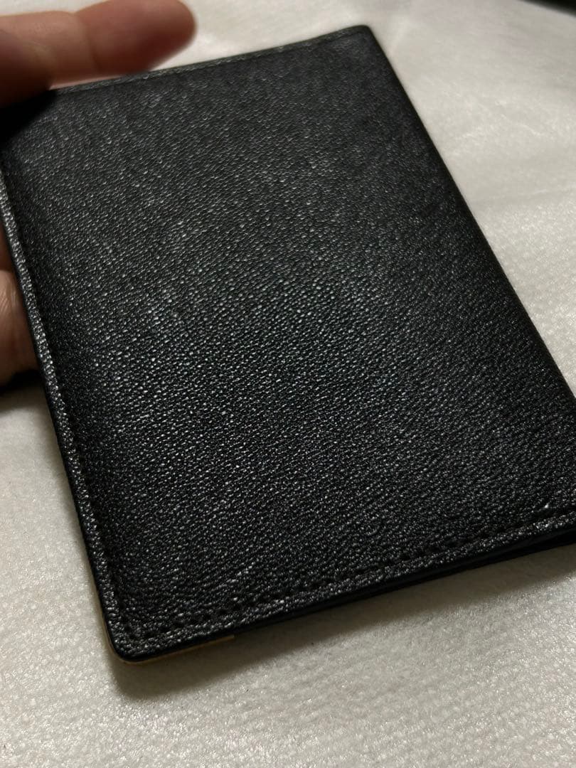 Smythson 黒 レザー 名刺入れ