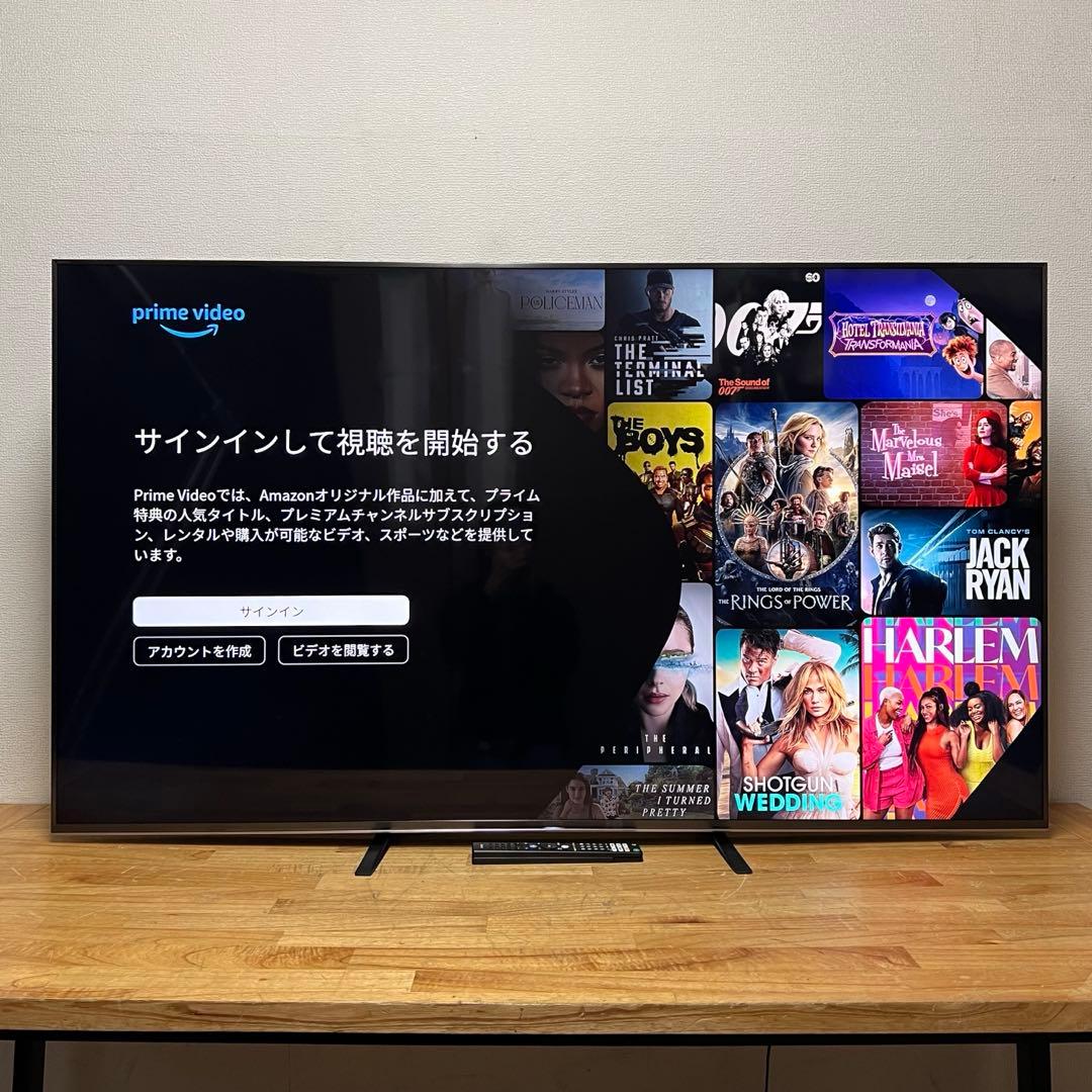 SONY 65V型 4K 液晶テレビ BRAVIA KJ-65X9500G