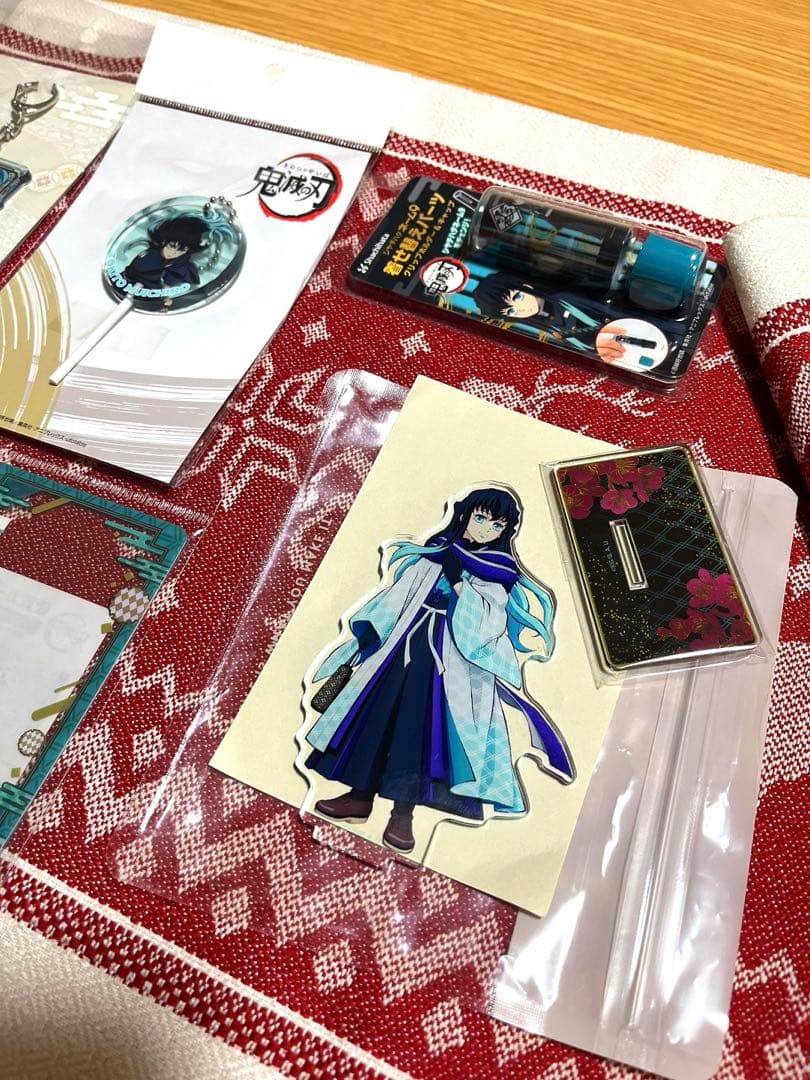 時透無一郎　ペロキャンアクキー 缶バッチ　おねむたん　カードケース 伍周年記念祭