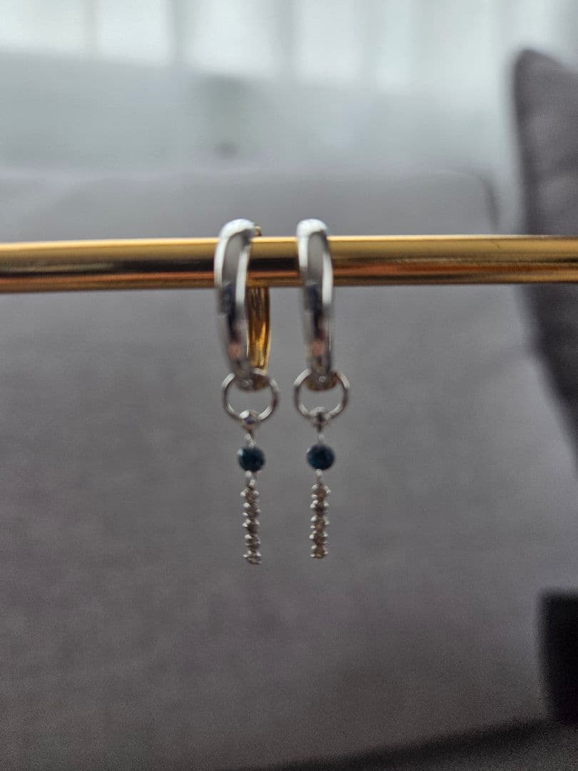 GSTV　PT900/PT850ブルーダイヤモンド　チャーム