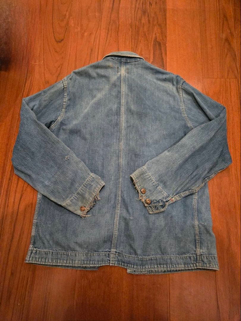 70s ビックマック　デニムカバーオール 100%コットン