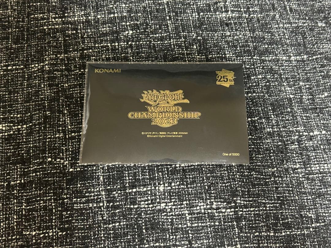 遊戯王　WCS2023来場者特典　ブラック・マジシャン・ガール　魔法の筒