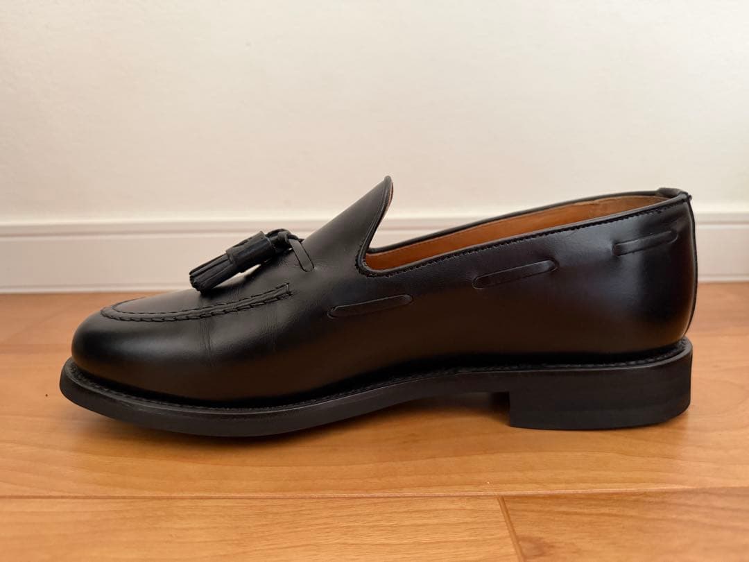 Berwick タッセルローファー ブラック　8491