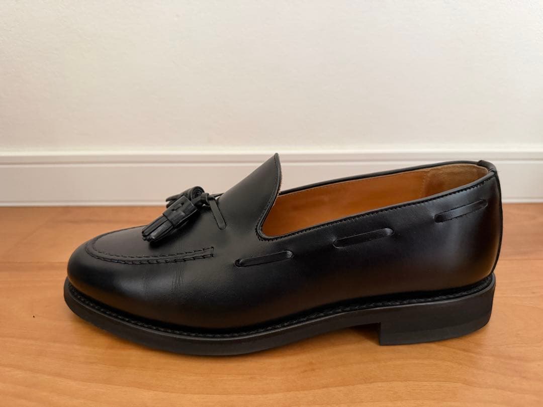 Berwick タッセルローファー ブラック　8491