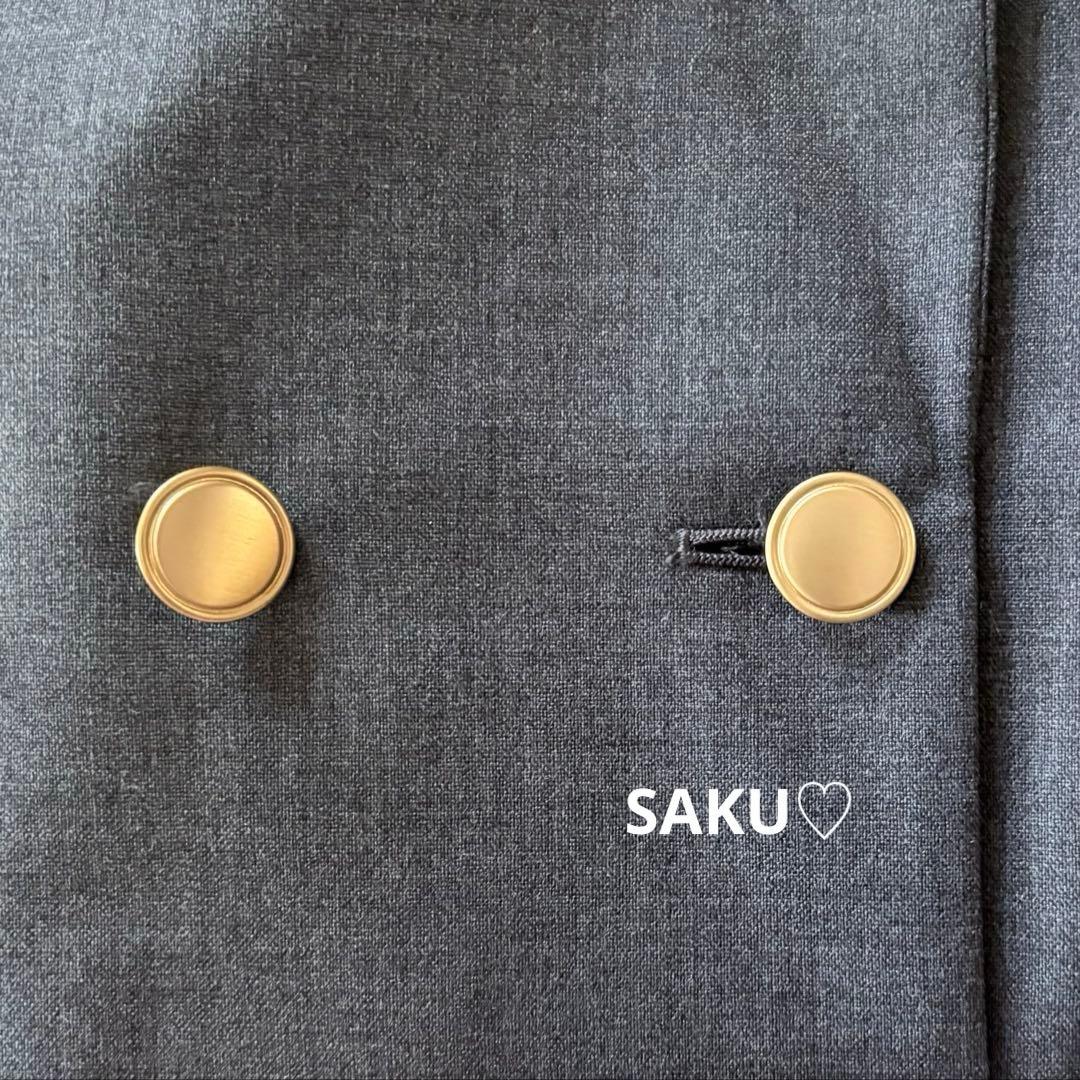 美品❣️定価31900円 IENA ウールダブルブレストジャケット 38 グレー