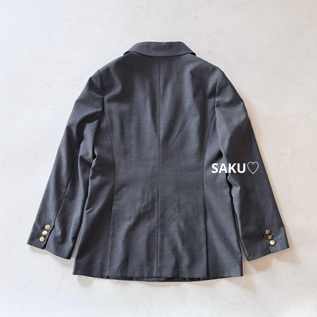 美品❣️定価31900円 IENA ウールダブルブレストジャケット 38 グレー