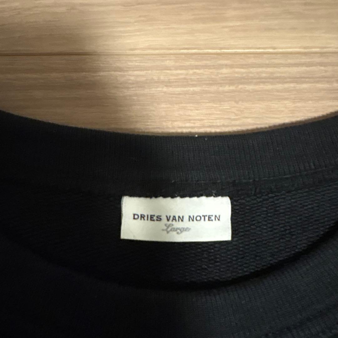 dries van noten 黒 スウェット