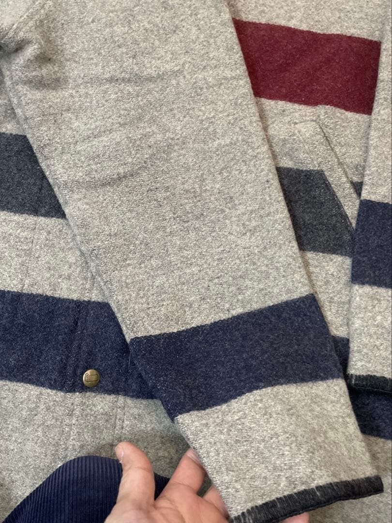 希少 70s USA製 woolrich ウールリッチ vintageコートXL