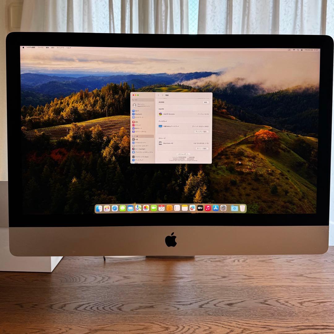 【超希少】iMac 27インチ 2020 40GB 2TB VESAマウント
