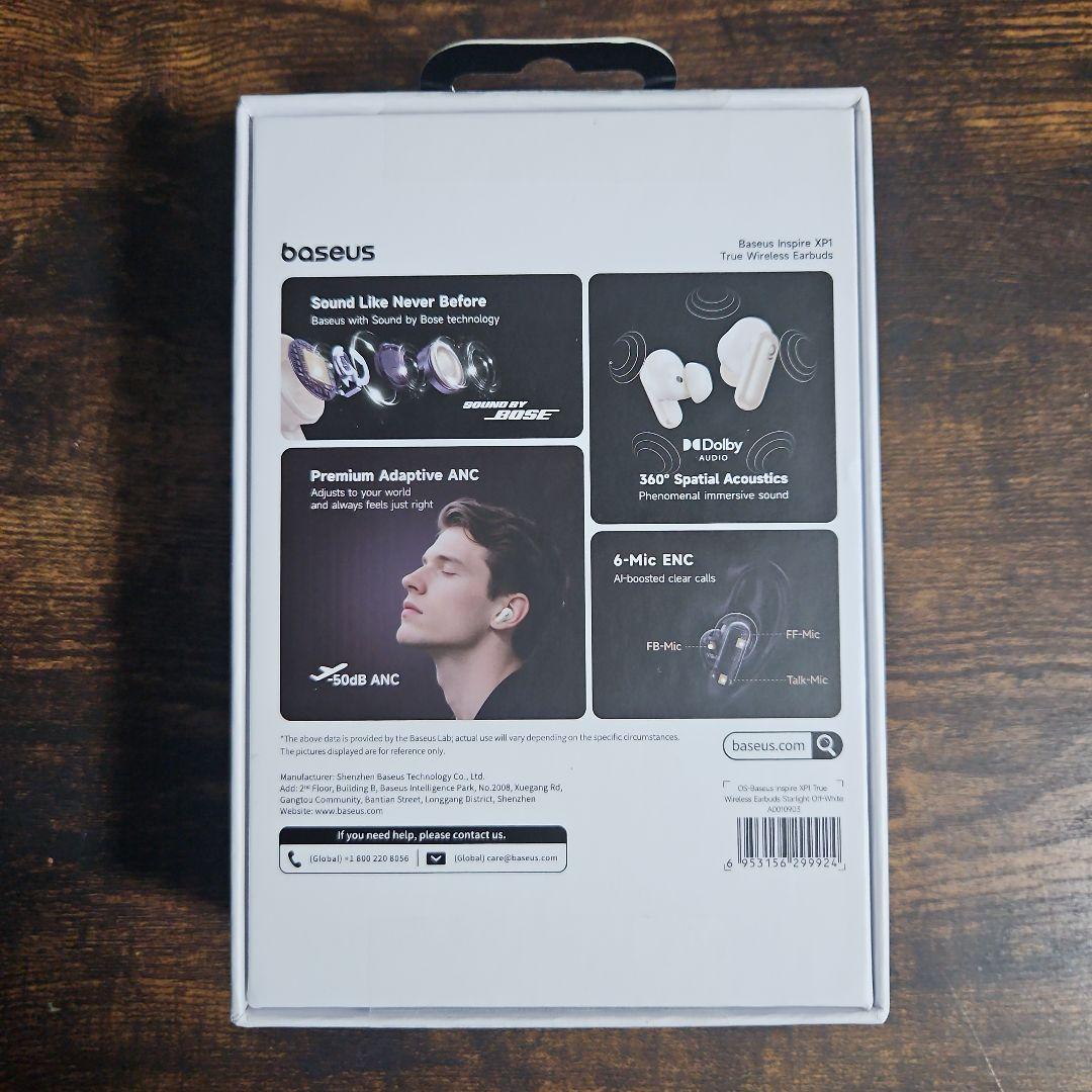 Baseus Inspire XP1 ホワイト 新品未使用品