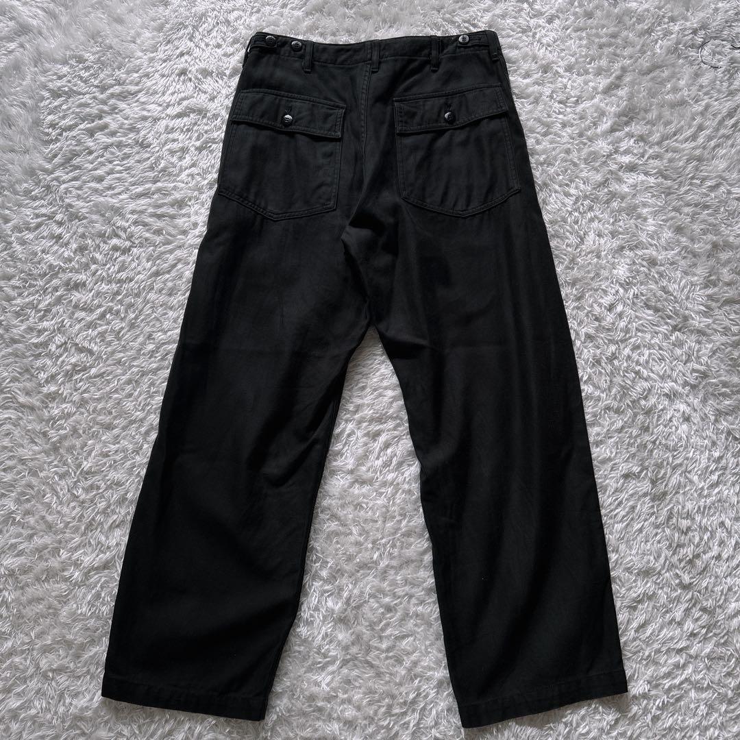 パンツ INTERIM GIZA BACK SATIN BAKER PANTS