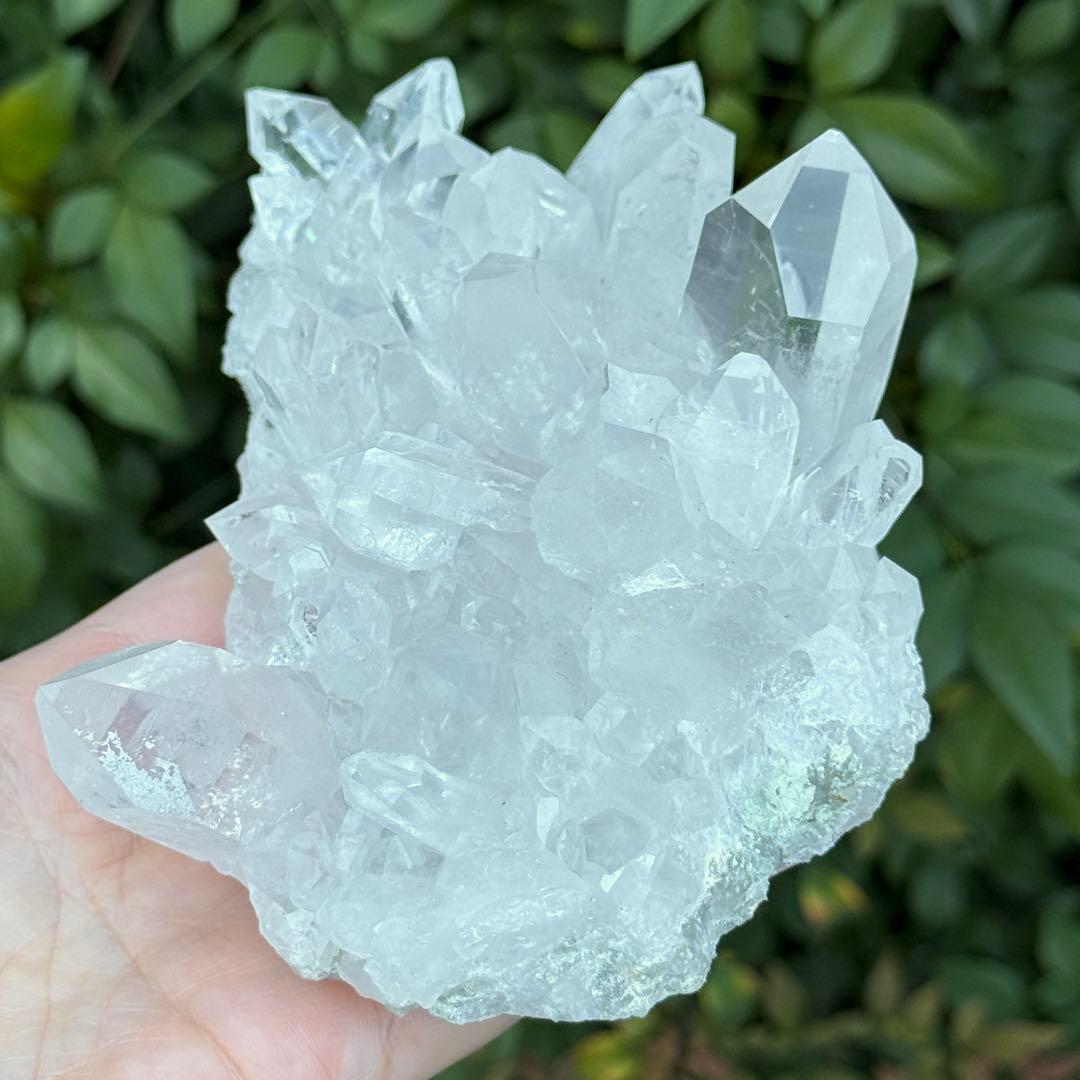 みち マニカラン 水晶 クラスター 原石 S104