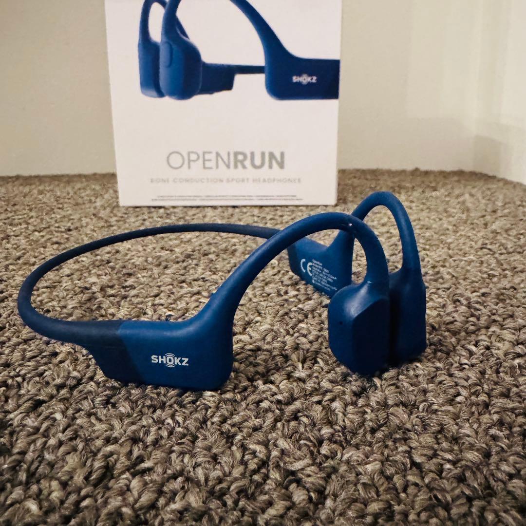 【美品】SHOKZ OPENRUN 骨伝導イヤホン S803 ブルー