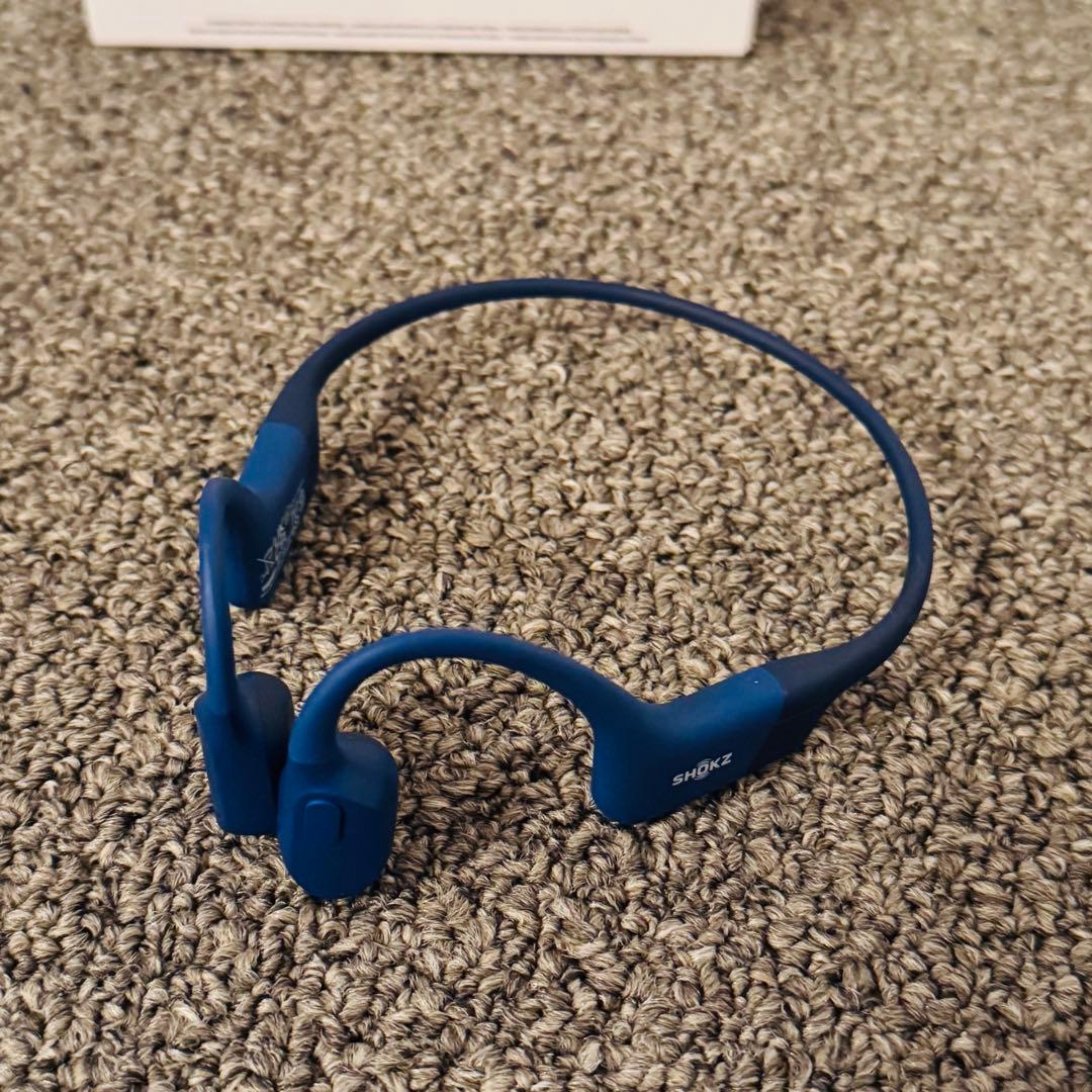 【美品】SHOKZ OPENRUN 骨伝導イヤホン S803 ブルー