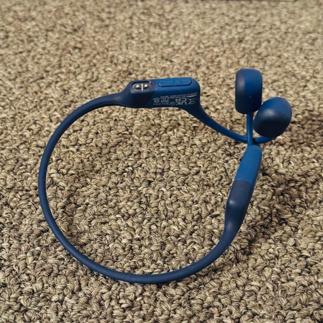 【美品】SHOKZ OPENRUN 骨伝導イヤホン S803 ブルー