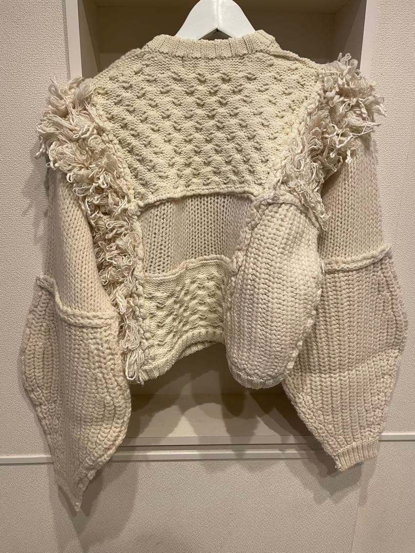 新品未使用！leinwande ハンドワークカーディガン