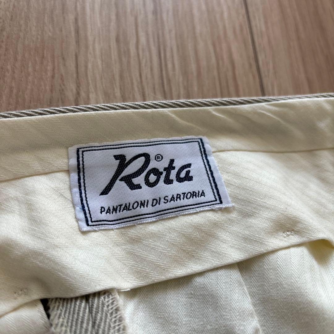 k*w様 Rota ウールスラックス グレージュ イタリア製