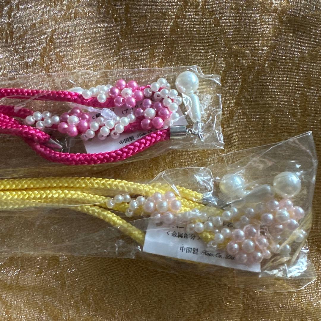 撫松庵　浴衣　帯、帯締めセット　セオアルファ　サーモスピンク　華と蝶