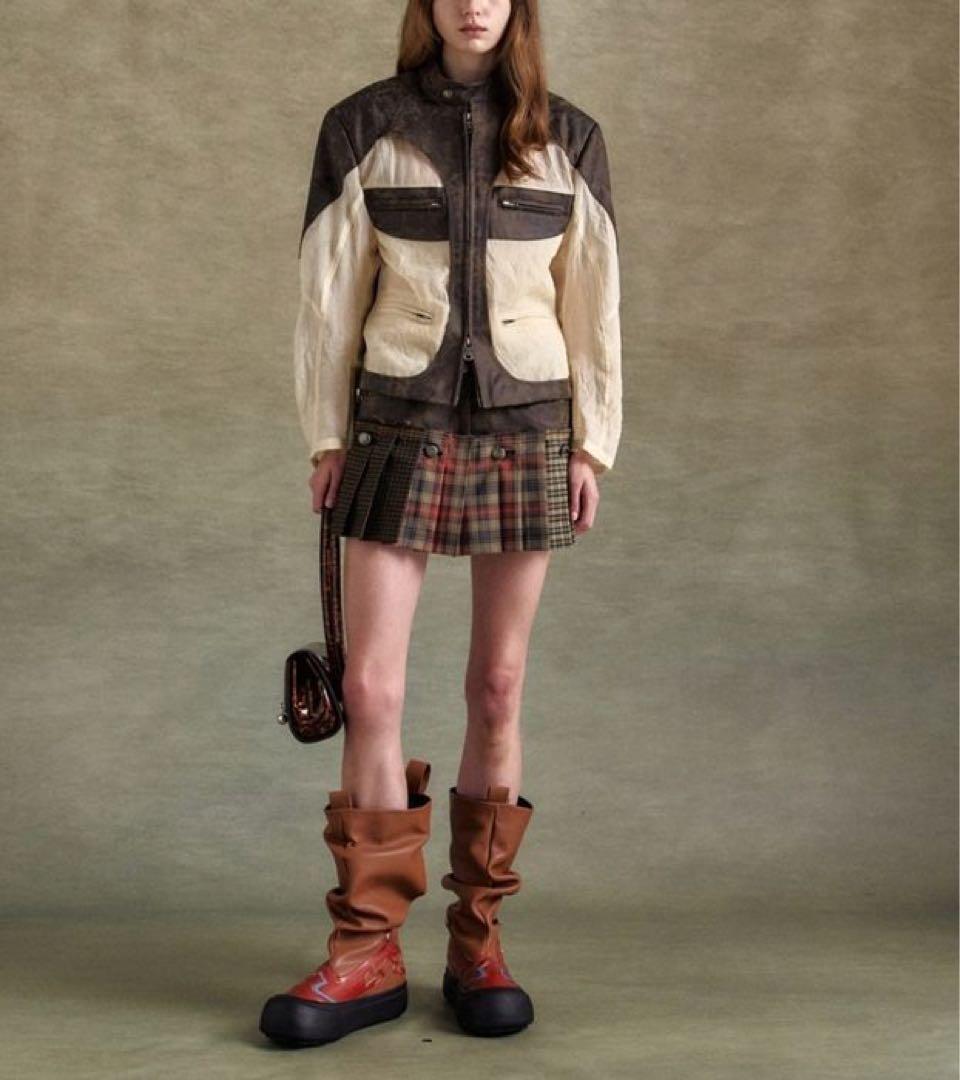 【新品】andersson bell フェイクレザーショートパンツ