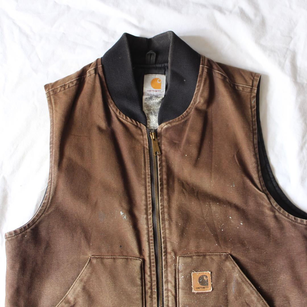 リアルワーク Carhartt ダックベスト ワークベスト DKB usa M