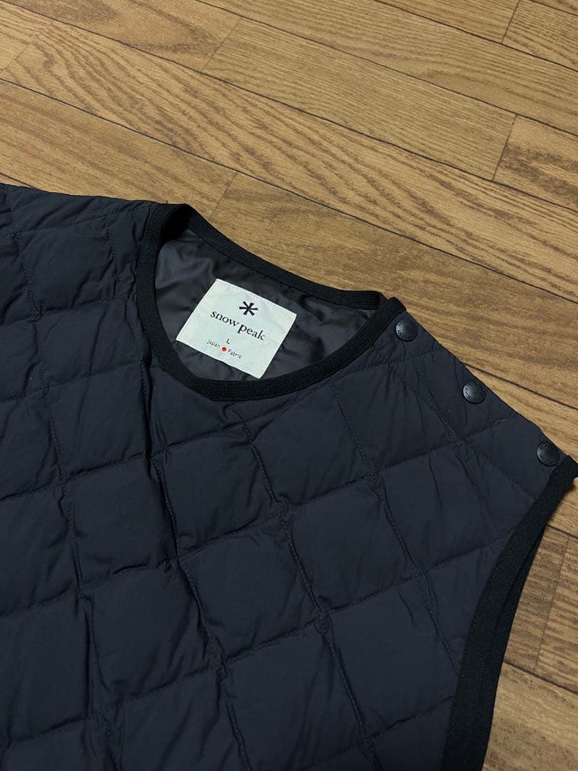  peak キルティングベスト ダウンベスト ほぼ新品未使用