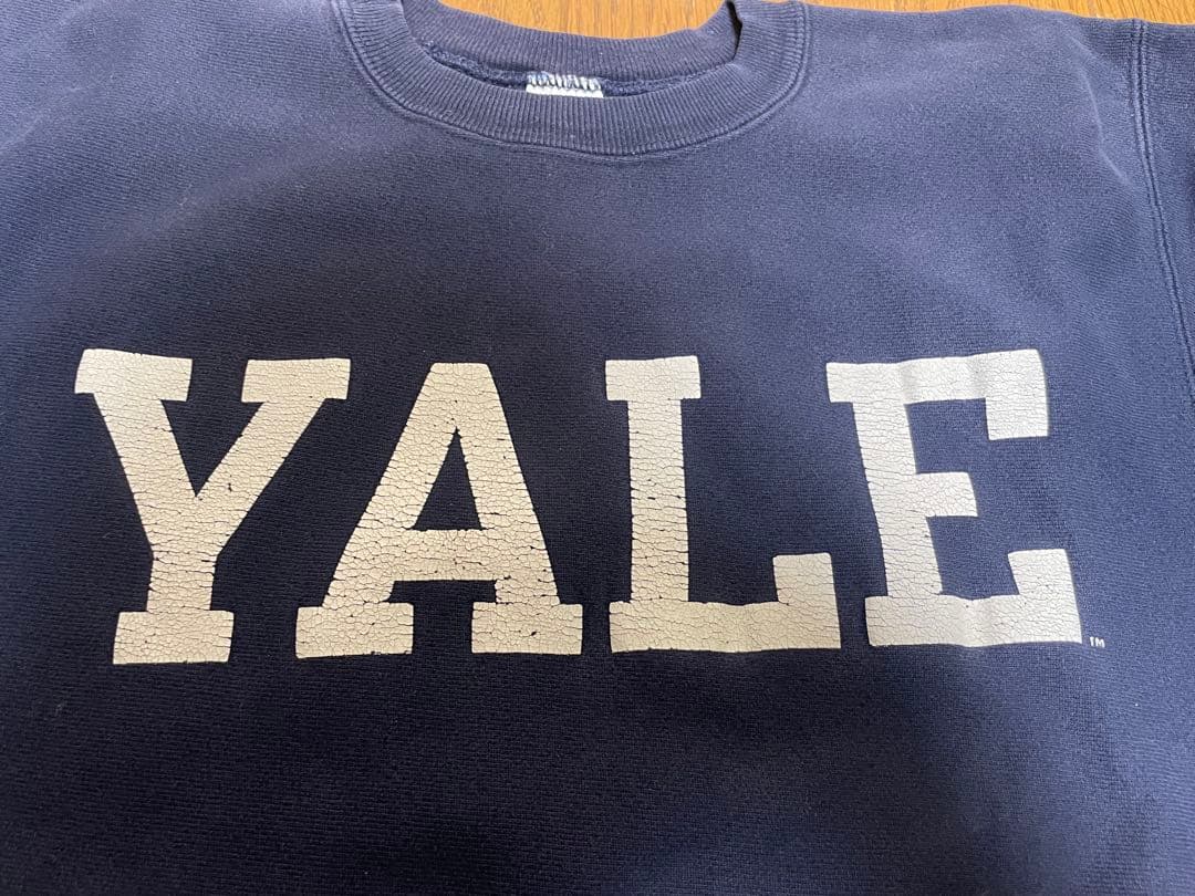 コナくん　90s チャンピオンUSA製 \"YALE\" ネイビー　XL